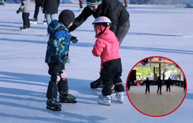Patina gratis en la pista de hielo del Centro de Monterrey esta temporada navideña