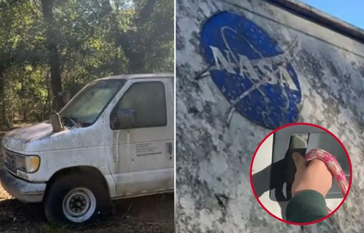 Joven encuentra camioneta de la NASA abandonada en un bosque de EU