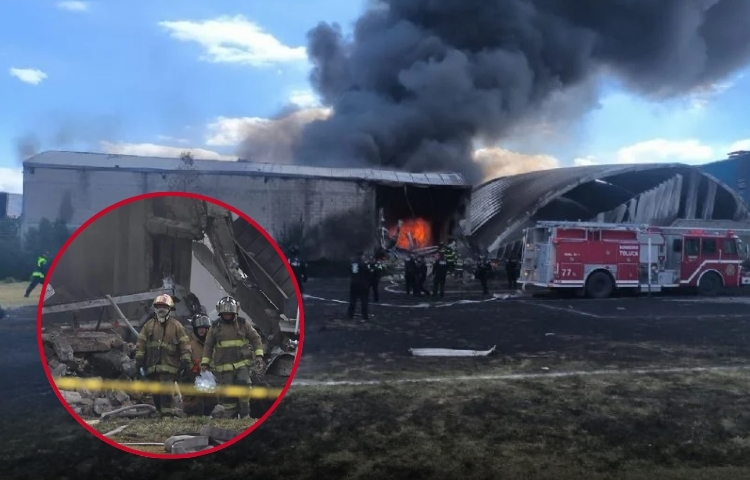 Seis personas pierden la vida en caída de avioneta en Toluca