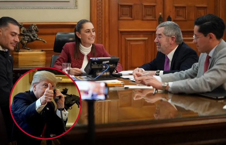 Claudia Sheinbaum habla con Donald Trump en medio de tensiones internacionales