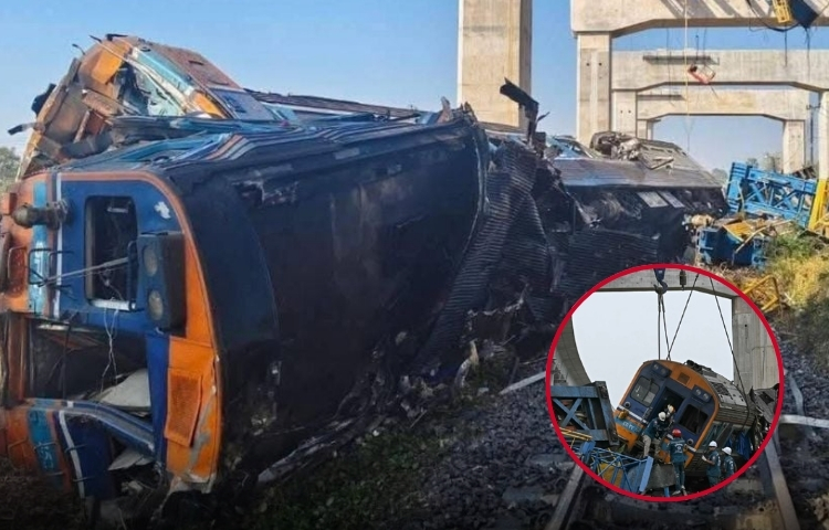 Grúa se desploma sobre tren en Tailandia y causa tragedia con múltiples víctimas
