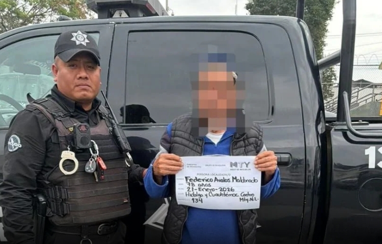 Ubican en Monterrey a adulto mayor con reporte de desaparición en Guadalupe