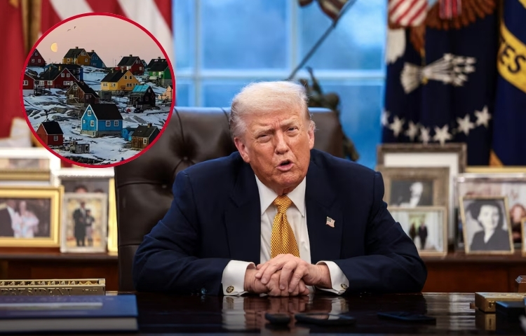 Donald Trump amenaza con imponer aranceles por falta de apoyo a su plan sobre Groenlandia