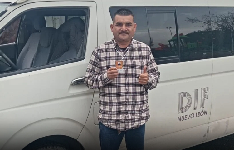 Exchofer de la Ruta 38 se integra al DIF Nuevo León tras apoyo en redes