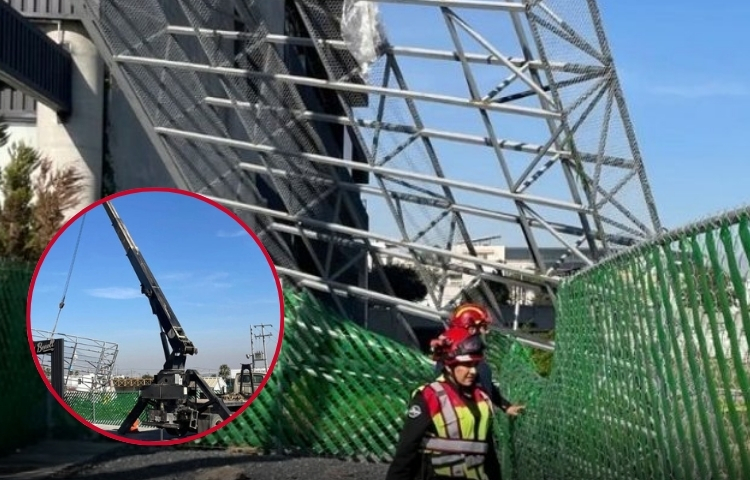 Colapsa estructura de panorámico y deja a trabajador lesionado en Cumbres