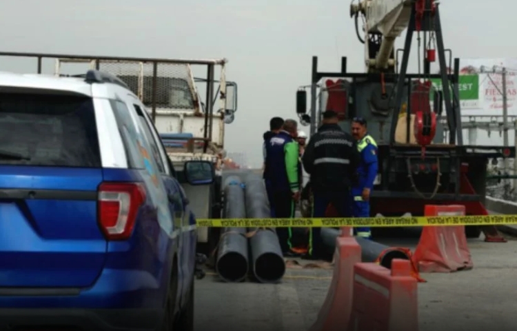 Accidente en construcción de la Línea 6 deja a trabajador herido