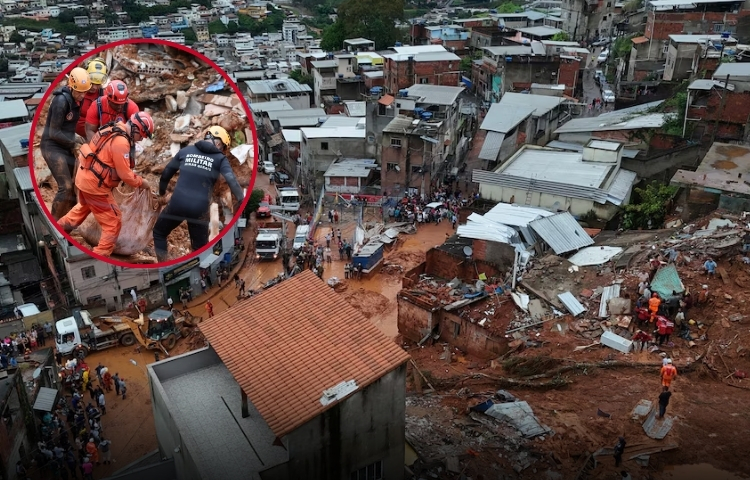 Aumenta a 36 la cifra de víctimas por fuertes lluvias en Brasil