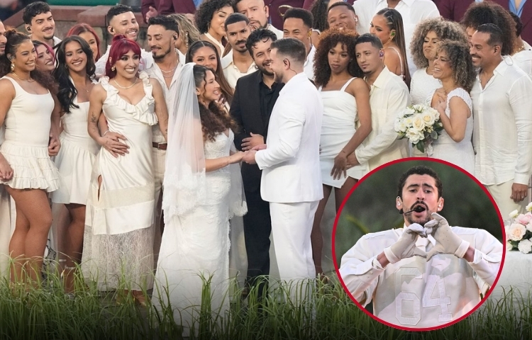 La boda vista en el Super Bowl fue una ceremonia real durante el halftime show
