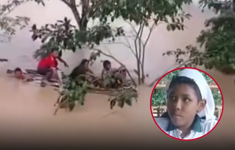 Niño de 14 años se salva de inundación tras permanecer horas aferrado a un árbol
