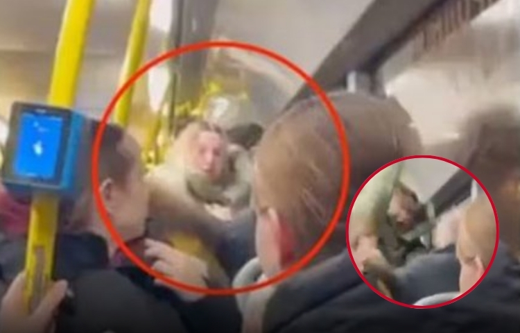 Mujer embarazada golpea a adulto mayor tras discusión por un asiento