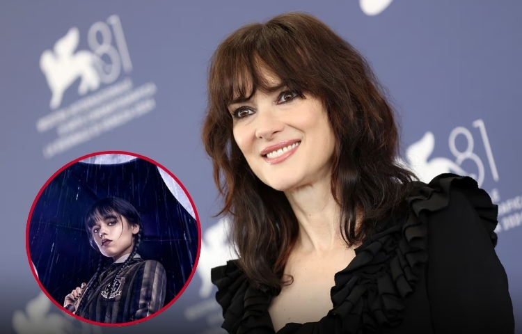 Winona Ryder se integra al oscuro mundo de Merlina